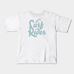 Surf rider design for surfer Kids T-Shirt